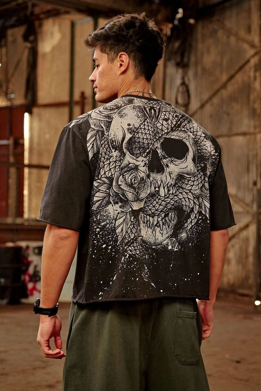 4078 - Snake Skull Tees