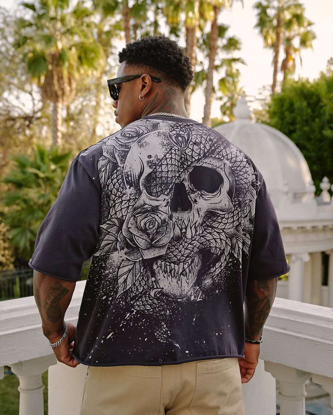 4078 - Snake Skull Tees