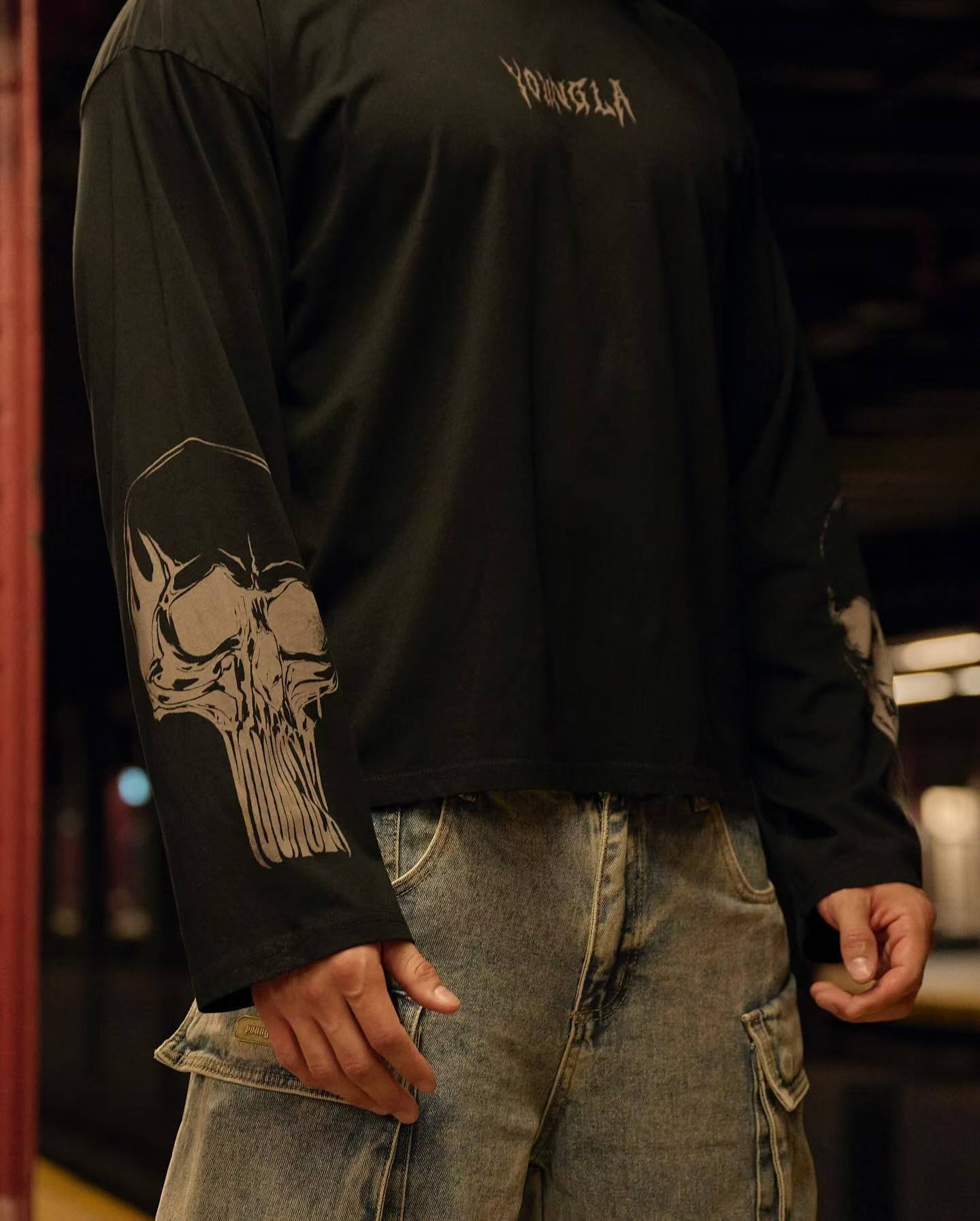 8015 - Skull Longsleeves