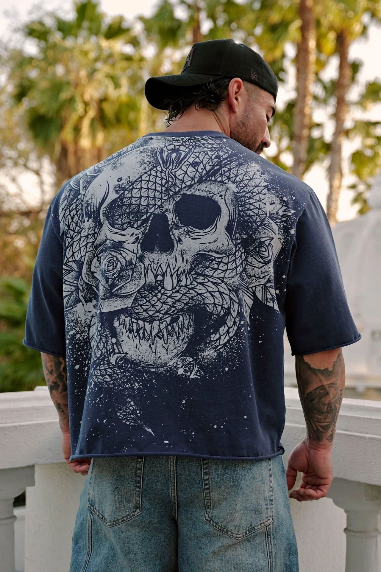 4078 - Snake Skull Tees