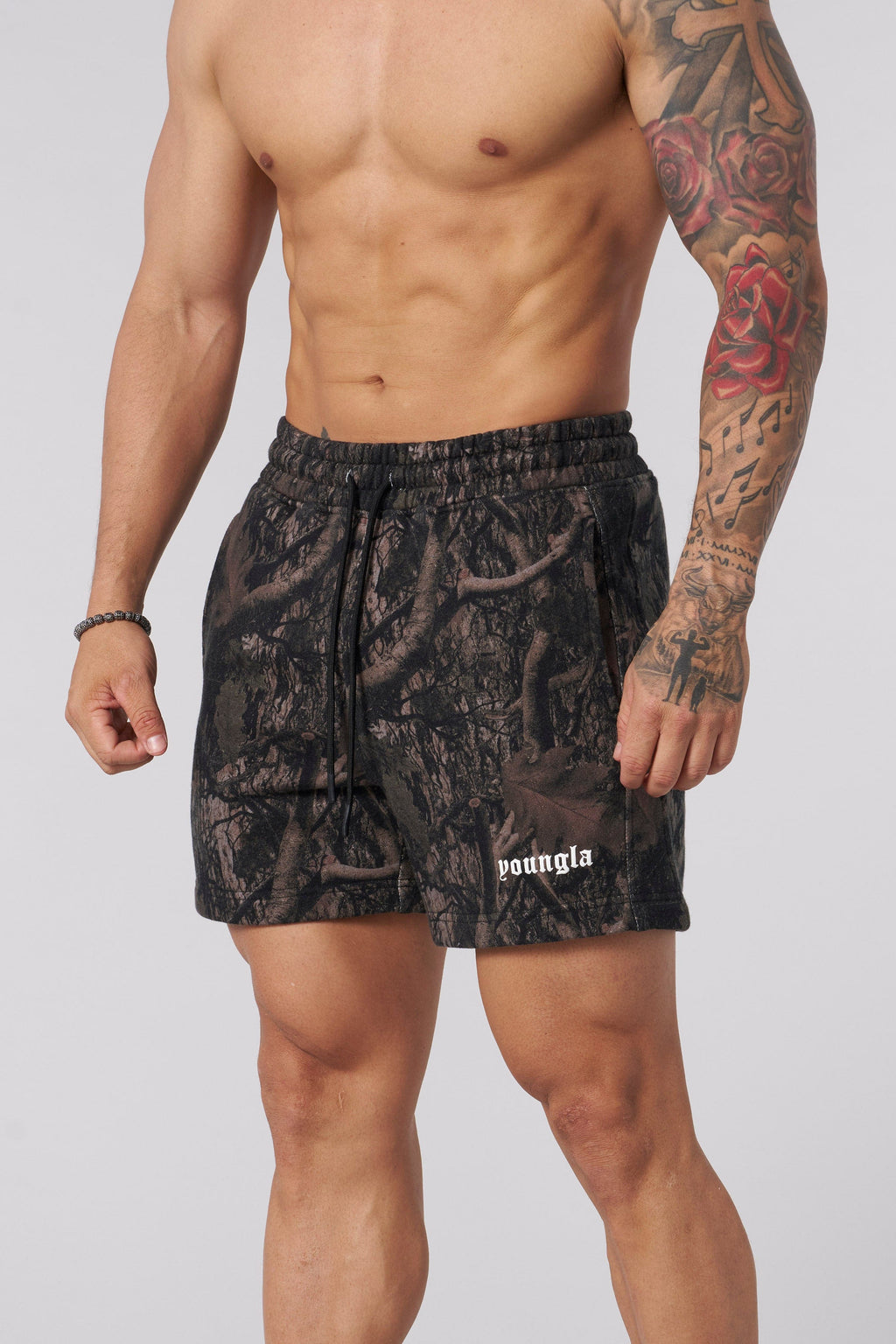 1118 - Tree Camo Cotton Shorts