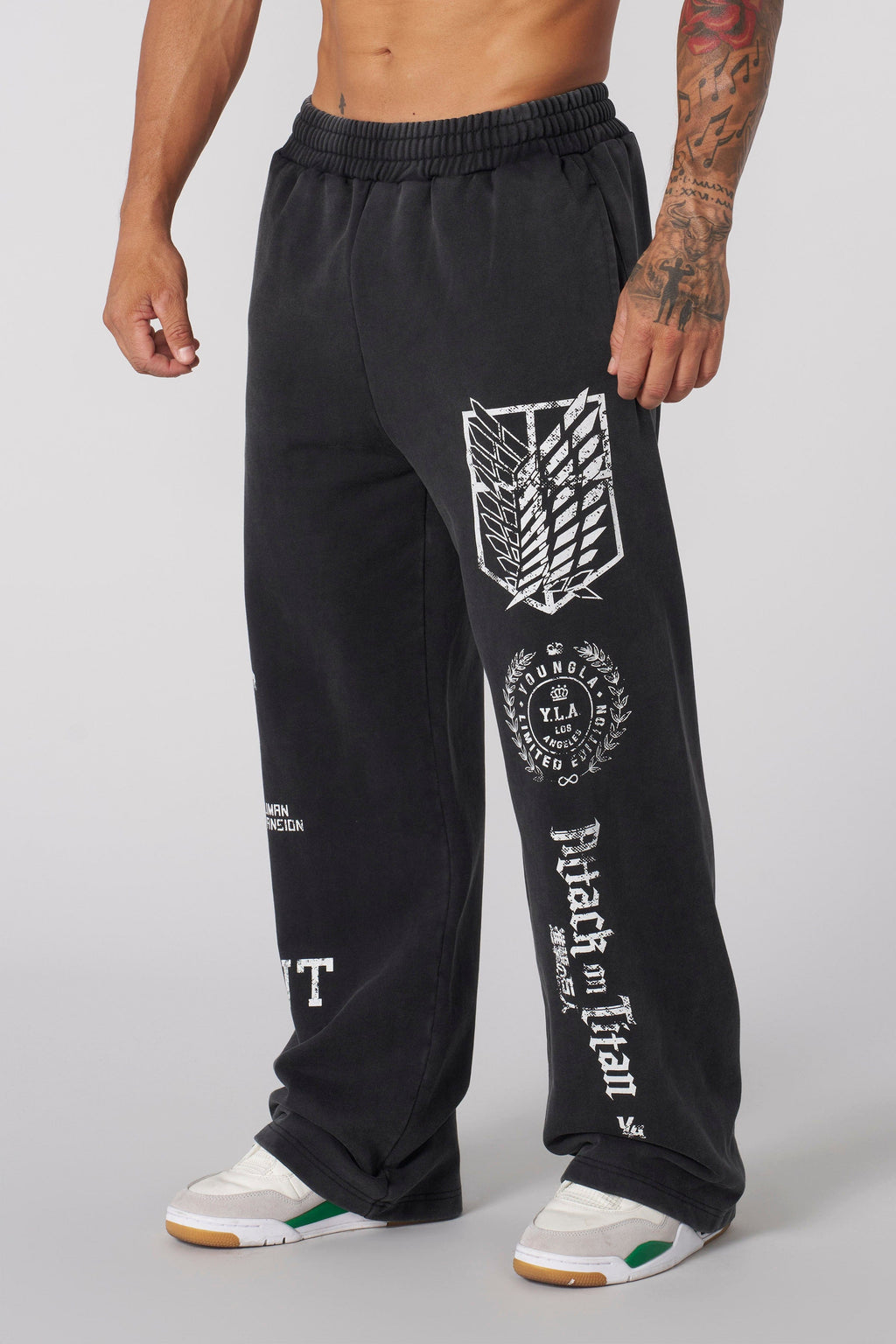 2128 - AOT?  x YLA Baggy Joggers