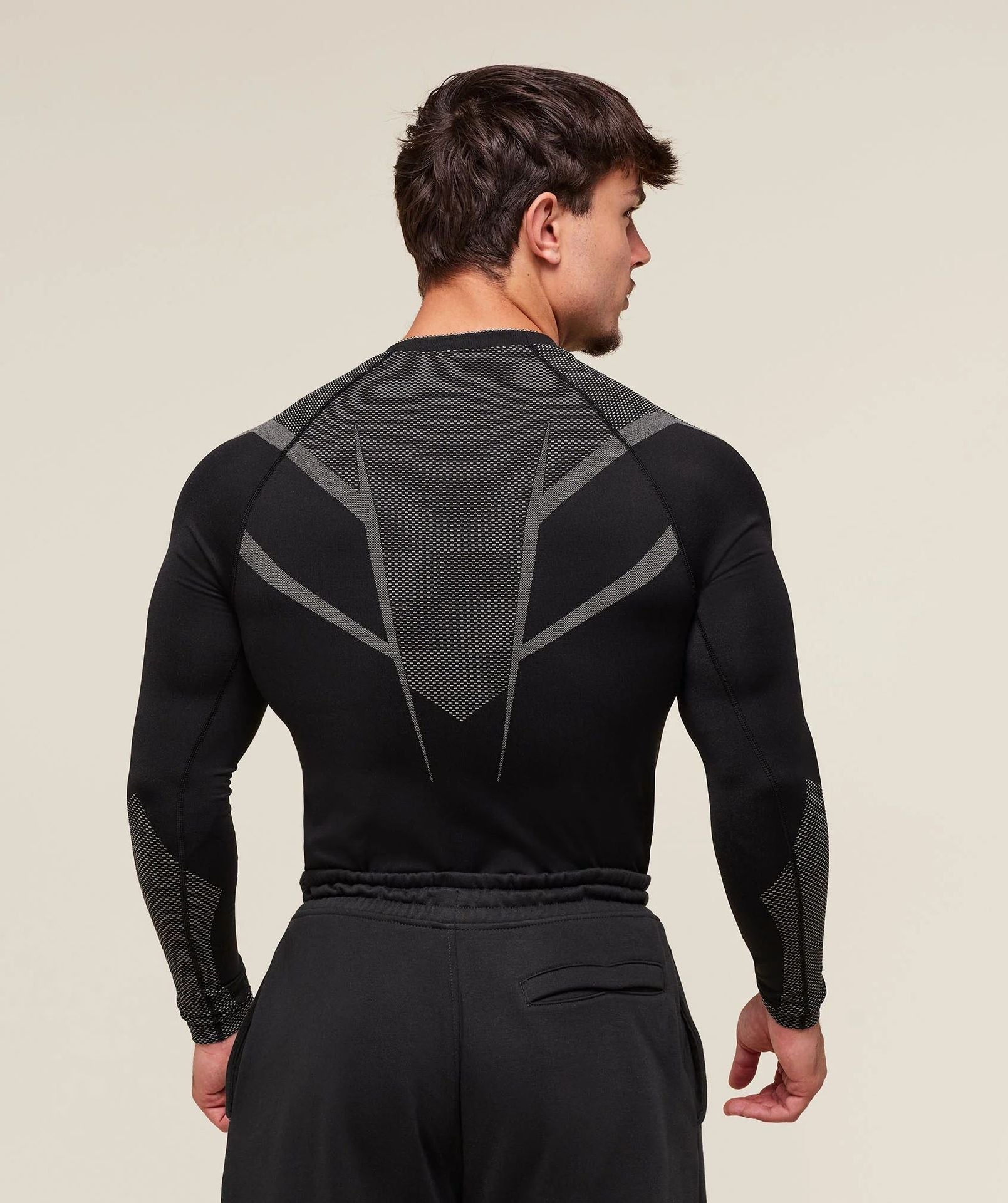 GYMSHARK/ONYX5 Long-Sleeve Compression Training Shirt