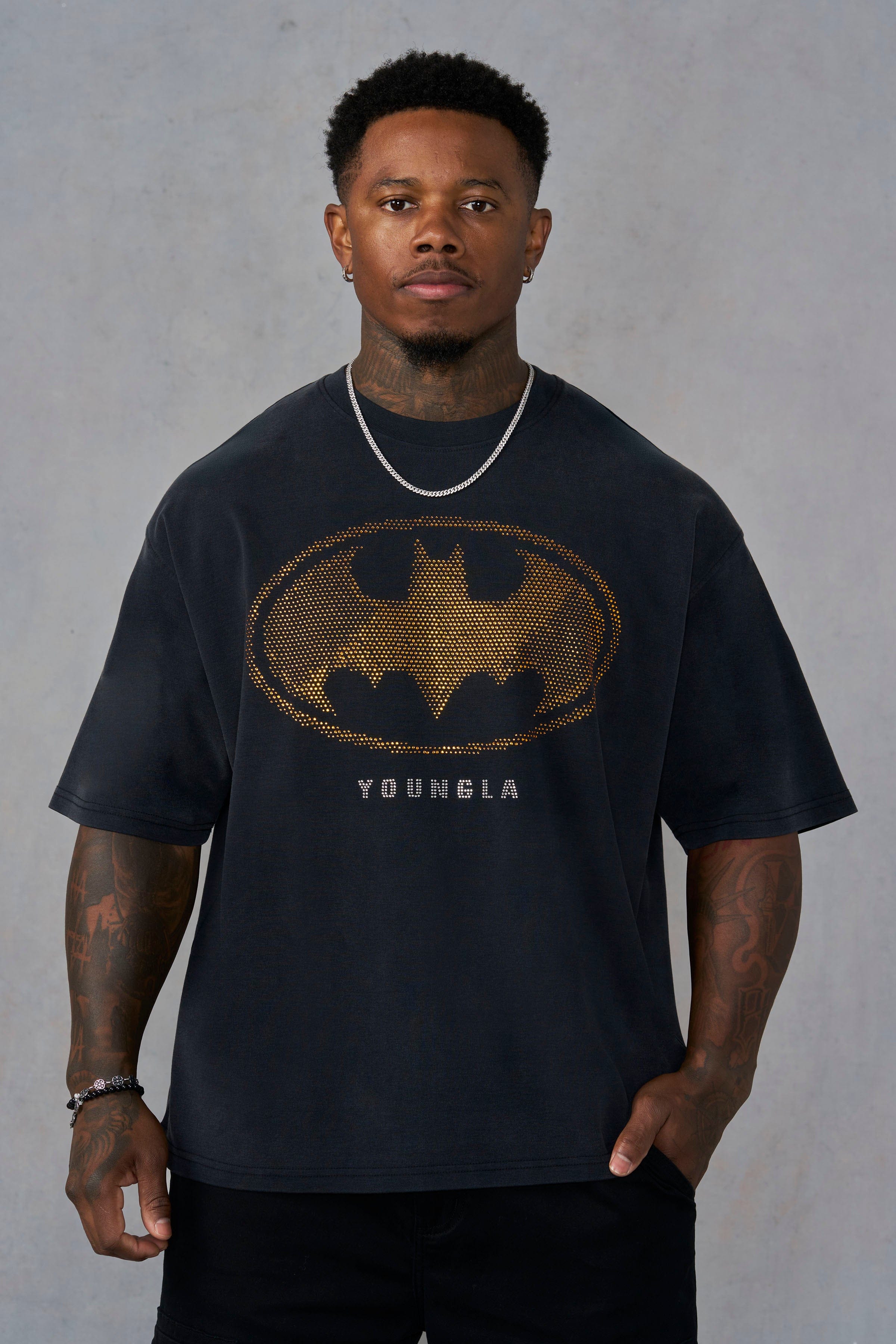 4257 - Batman Rhinestone Tees