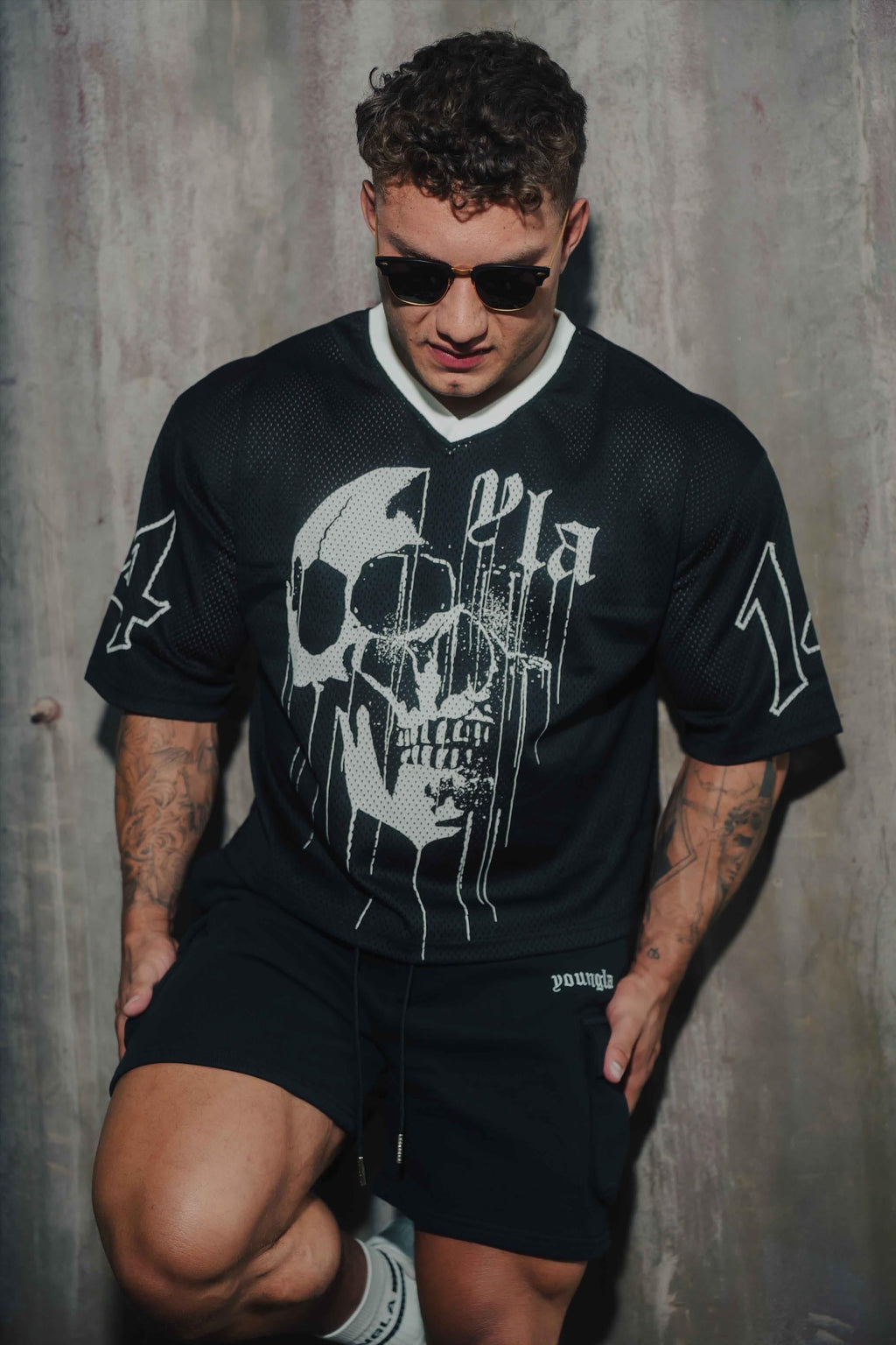 4015 - Drippy Skull Jersey